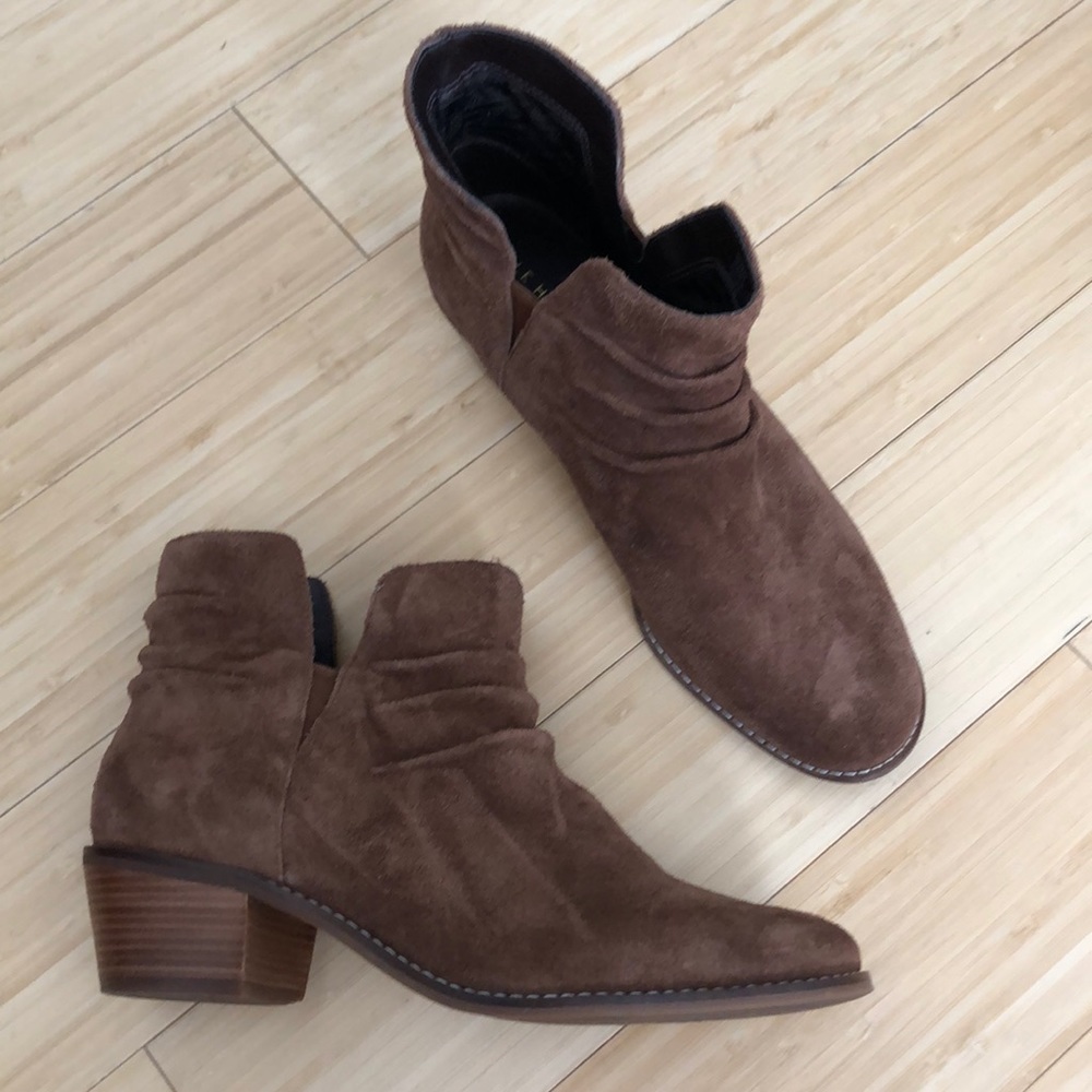 Suede brown boots by Cole Haan